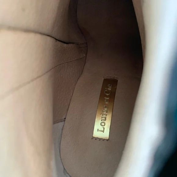 Louise et Cie Sid Pointy Toe Leather High heeled Bootie Boot SZ 8.5 $140 NWOT - Picture 4 of 4